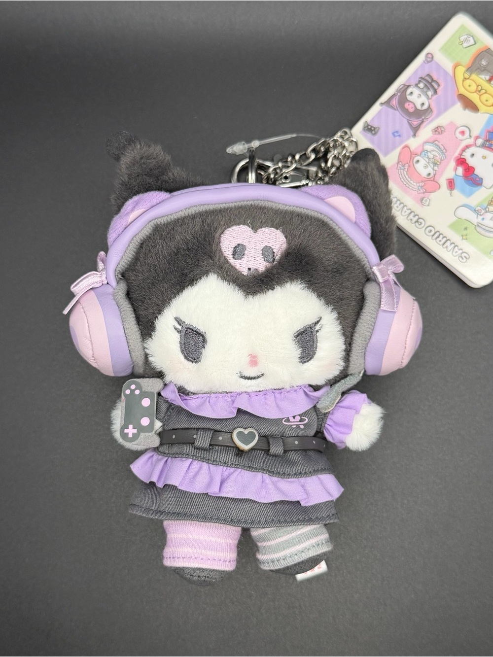 Sanrio The Occupation series Kuromi with Esports player costume plush/keychain